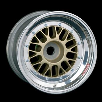 Wheel centers are avaiable in Gold, Silver or Gloss Black. Polished outer rim.