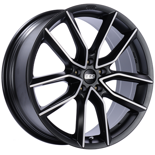 Black with Diamond-Cut face, clear protective top coat.