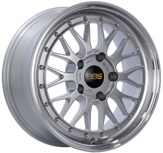 Diamond Silver painted center, diamond-cut rim, clear protective top coat.